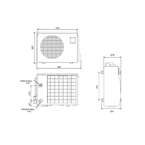 GulfStream 110,000 BTU Heat Only Pool Heat Pump 208/230V 1PH