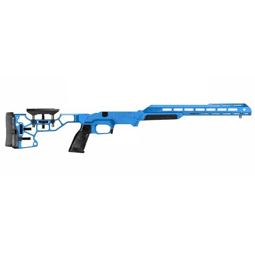 MDT ESS Long Action Chassis for Tikka T3 Rifle, Right Hand Blue