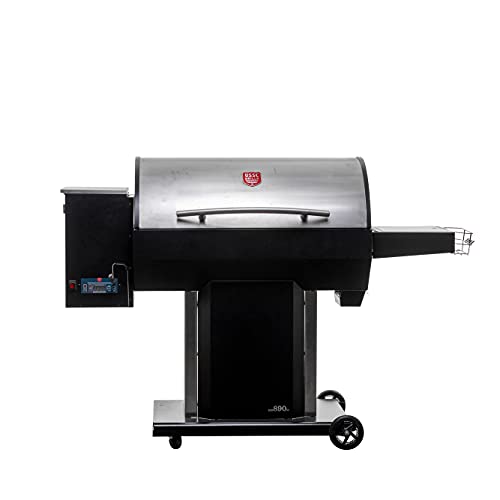 USSC Grills USG890SS Stainless Steel Wood Pellet Grill and Smoker Black