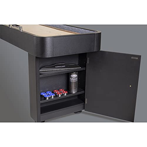 Game Room Guys Destroyer Shuffleboard Table Matte Black