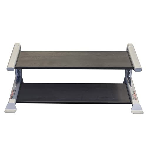Body-Solid SDKR500DB Pro Clubline 2-Tier Dumbbell Rack Grey/Black