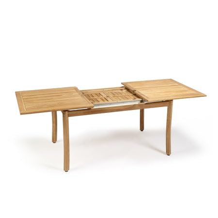 Pebble Lane Living Santorini 9pc Premium Teak Dining Set Wood