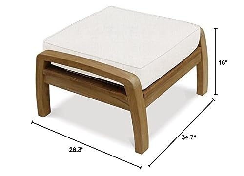 Douglas Nance Somerset Ottoman Natural