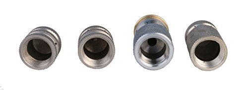 Schieffer Co. Sewer Jetter Hose & 4 Nozzles 3/8in x 300ft 4400 PSI Black