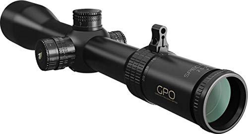 GPO German Precision Optics Spectra 8X Rifle Scope 2.5-20x50mm 30mm Tube SFP G4i Reticle RS830 Black