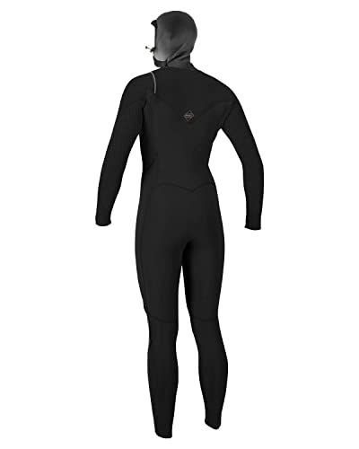 O'NEILL Hyperfreak Chest Zip Hooded Wetsuit Women's 2022-6 Black/Black