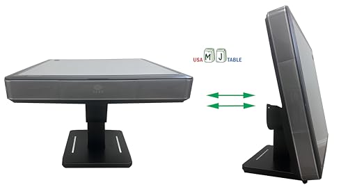 usamjtable Automatic Mahjong Table Champagne Pedestal Folding Style Green