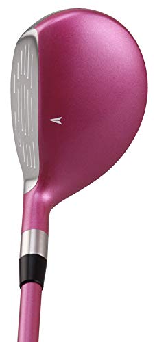 Majek Pink Ladies Golf Hybrids Irons Set Ultra Light Weight Forgiving Fuchsia Woman