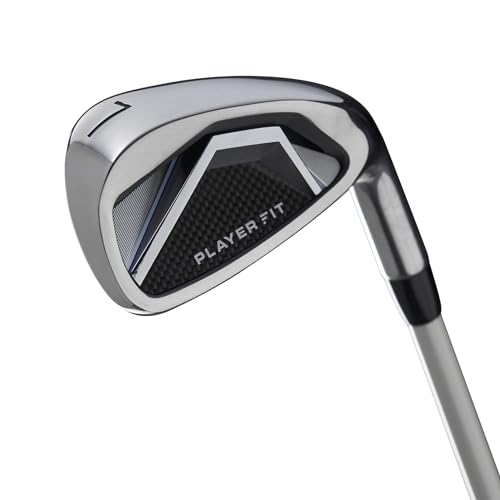 WILSON Women's PlayerFit Compete Golf Set with Cart Bag - Ladies Right Hand, Graphite, Periwinkle/Black