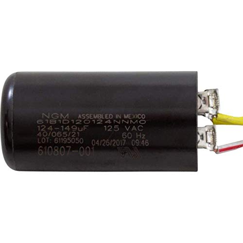 The Pool Supply Shop 2.5 HP Square Flange Threaded Shaft Horizontal Pool Pump Motor Black