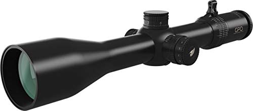 GPO German Precision Optics Spectra 8X Rifle Scope 2.5-20x50mm 30mm Tube SFP G4i Reticle RS830 Black
