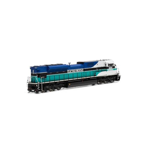 Athearn HO G2 SD90MAC-H Phase I Locomotive w/DCC & Sound EMDX #8204 Blue/Teal/White/Black