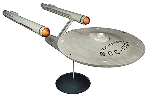 Polar Lights Star Trek 1:350 Scale U.S.S. Enterprise Prebuilt Display Multi