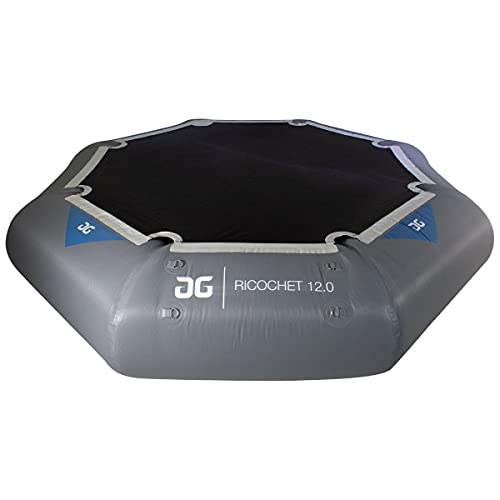 AQUAGLIDE Ricochet 12.0 Inflatable Trampoline with C-Deck Multicolor