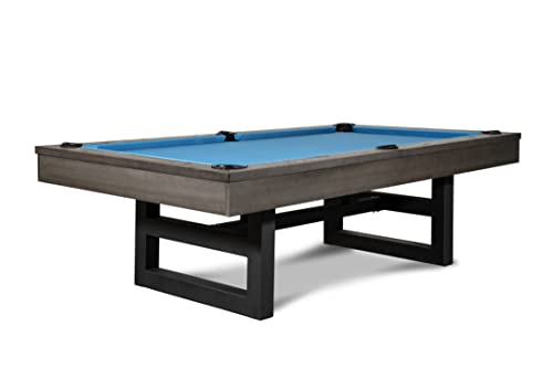 Empire USA 8FT Chino Slate Pool Table with Premium Billiard Accessories Charcoal