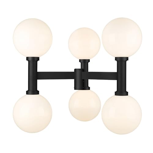 Z-Lite Laurent Outdoor Post Light 6-Light 360 Watts Black