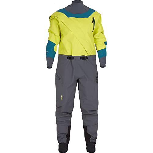 NRS Women's Nomad Gore-TEX Pro Semi-Dry Suit Chartreuse