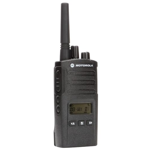 Motorola Solutions RMU2080D 2-Way Business Radio with Display & Remote Speaker Mic Bundle Black