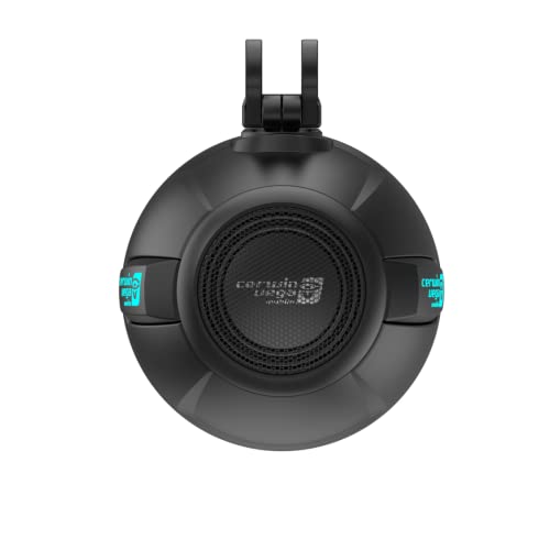 Cerwin Vega Mobile CV SH65F4B 6.5" 600W Marine Car Coaxial Speakers with LED Lighting Black Pair