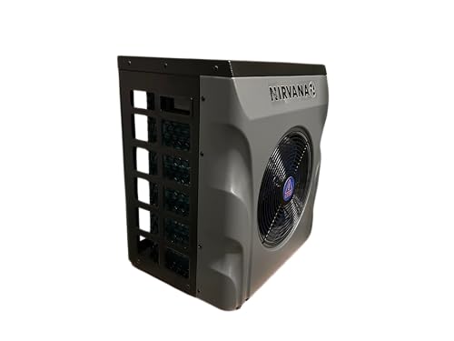NIRVANA NE20 AHRI Certified Spa & Pool Heat Pump 19,800 BTU Gray/Black