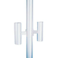Eder Flag Flagpole Tunnel Lights for 8 Inch Diameter Pole White