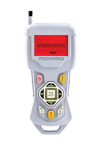 FOXPRO Snow Pro Electronic Snow Goose Game Call with 2 External Speakers and Remote White