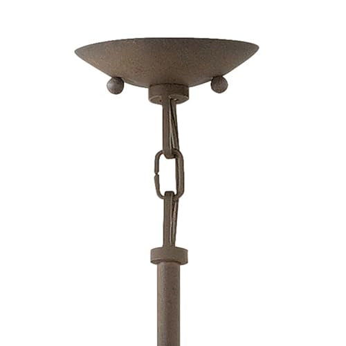Hinkley Carson Collection 26.25" Five Light LED Outdoor Large Orb Pendant Vintage Iron
