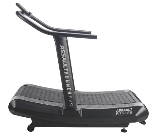 Assault Fitness AssaultRunner Pro, Portable Treadmill Black Frame/Charcoal