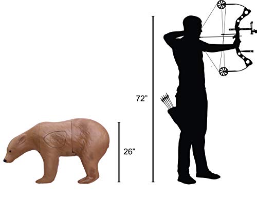 Delta McKenzie Pro 3D Brown Bear Archery Target Multicolor