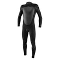 O'Neill Men's Heat 4/3mm Back Zip Full Wetsuit Black/Black