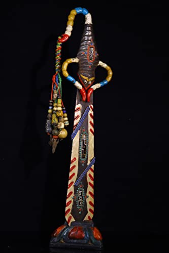Generic Tibetan Temple Collection Dzi Beads Scorpion Sword Dorje Vajra Phurpa Magic Weapon