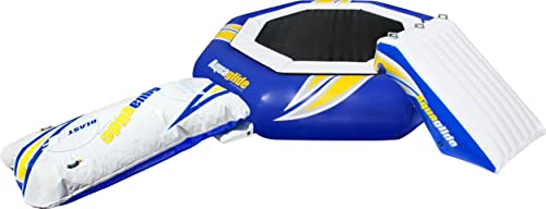 AQUAGLIDE Supertramp 17 Floating Trampoline with Swimstep Multicolor