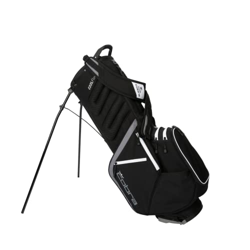 Cobra Golf 2022 Ultralight Pro + Stand Bag Black-White