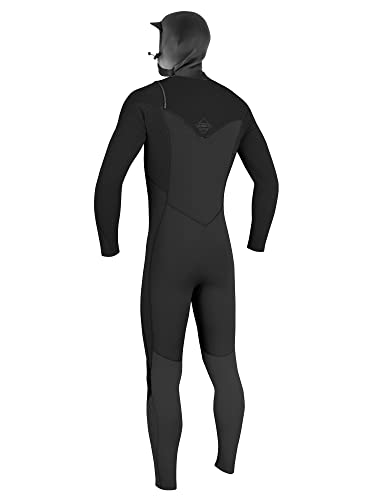 O'Neill Wetsuits Men's Hyperfreak Hooded Full Wetsuit BLACK/BLACK