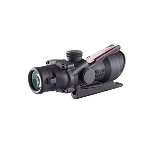 Trijicon ACOG Rifle Scope 4X 32 Red Dual Illum Triangle Matte BAC TA31A Red
