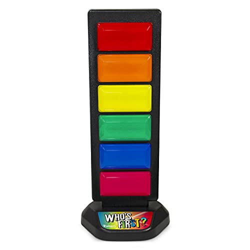 Trainers Warehouse Who's First? v3 Wireless Game 6 Buzzer System with Light Tower & USB Port - Multicolor