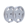 Bells of Steel Cast Iron Weight Plates - Mighty Grip Olympic Weight Plates Gray