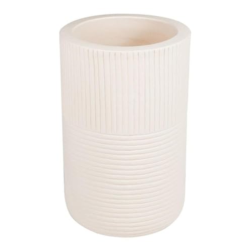 Seasonal Living Provenance Signature Ceramic 2-Piece Textured Planters Cream