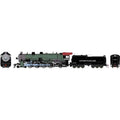 Athearn HO 4-8-2 MT-4 Locomotive w/DCC & Sound Green Boiler #4353