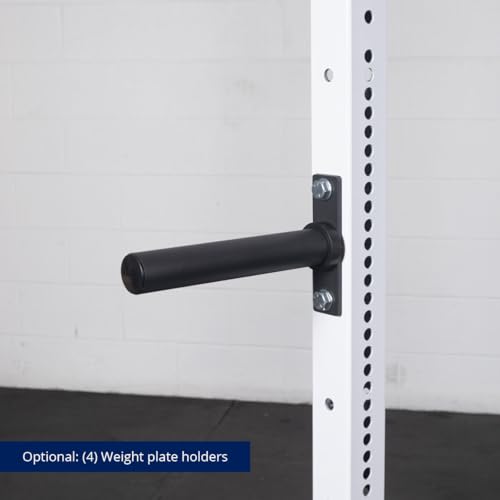 Titan Fitness X-3 Series 90" White Bolt-Down Power Rack 36" Depth