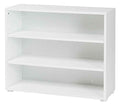 Maxtrix Kids Low Bookcase with 3 Shelves White