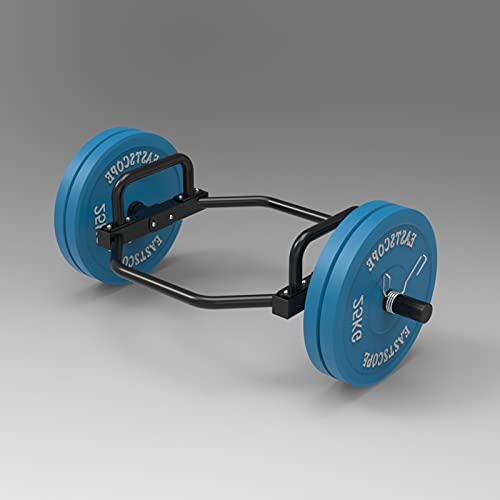 VEITEOX FTY Hex Trap Barbell Bar - High Hexagon Deadlift & Squat Bar