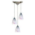 Elk Home Pierra Mini Pendant 3-Light Satin Nickel