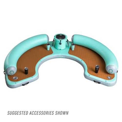 BOTE Inflatable Dock Hangout Suite 240° Floating Party Raft Classic Seafoam