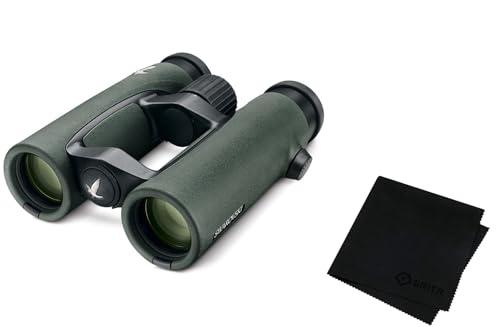 SWAROVSKI OPTIK EL 10x50 Green Binocular with Microfiber Cleaning Cloth Green