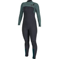 O'Neill Wetsuits Womens Blueprint Chest Zip Full Wetsuit Black/Bristol 8