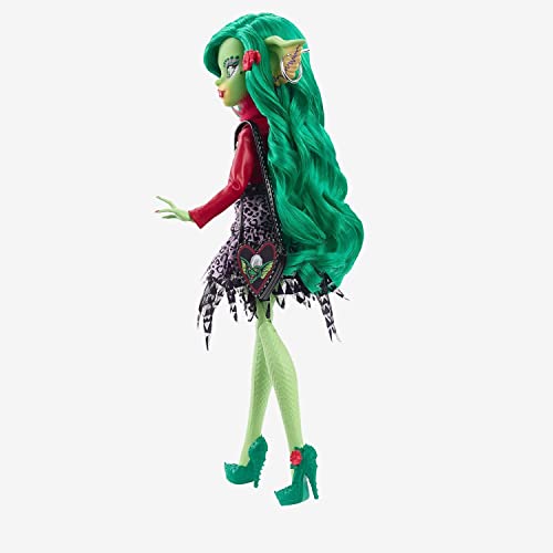 Monster High Greta Gremlin Doll GRW96 10.5'' Green