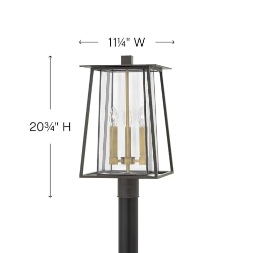 Hinkley Walker LED Post Top Lantern Buckeye Bronze
