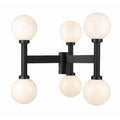 Z-Lite Laurent Outdoor Post 6-Light 360 Total Watts Black