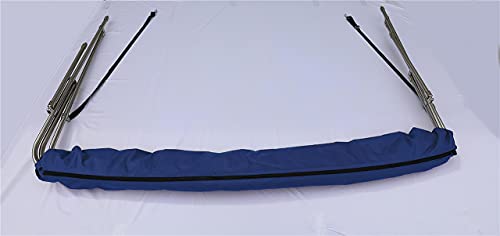 SBU Royal Blue Stainless Steel 3-Bow Bimini Top for Yamaha Exciter 135 SE 1998-1999